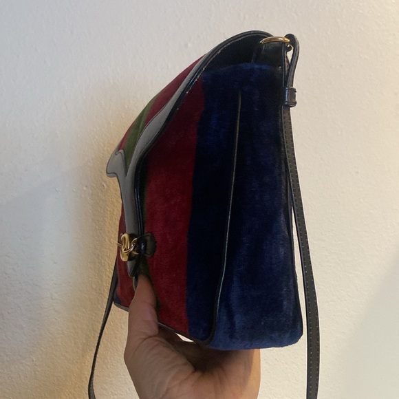 Roberta di Camerino cross body Multicolor velvet leather - Picture 11 of 17